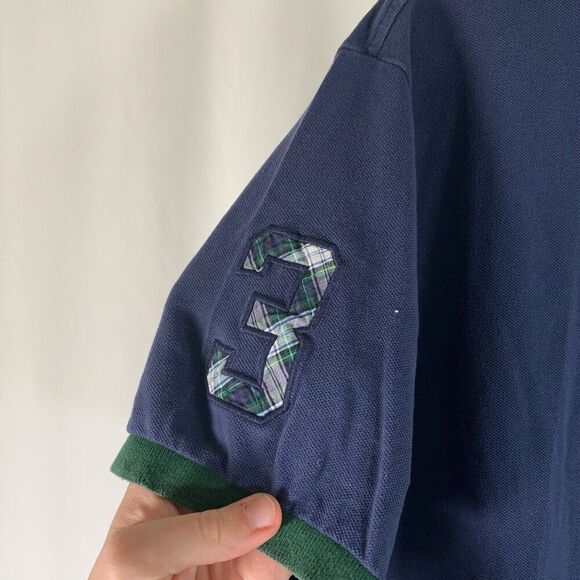 Polo Ralph Lauren Shirt Men's XL Blue Big Pony Short Sleeve COllared 100% Cotton - Picture 4 of 7